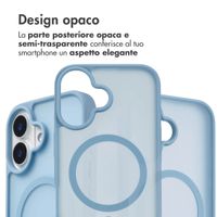 imoshion Cover posteriore Color Guard con MagSafe Apple iPhone 16 - Azzurro