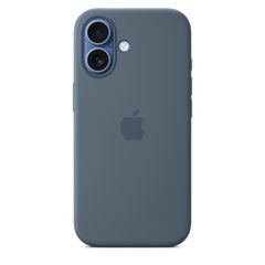 Apple Cover in silicone con MagSafe Apple iPhone 17 - Anchor Blue
