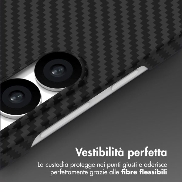 Accezz Cover MagSafe Kevlar® Samsung Galaxy S25 Plus - Nero