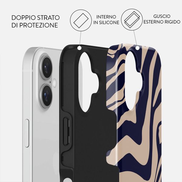 Burga Cover Posteriore Resistente Apple iPhone 16 - Vigilant