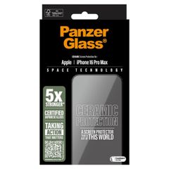 PanzerGlass Vetro temperato in ceramica con applicatore Apple iPhone 16 Pro Max