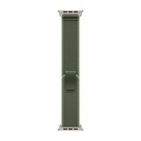 Apple Cinturino Trail Loop Apple Watch | 44/45/46/49 mm - Taglia M/L - Neon / Green Natural Titanium