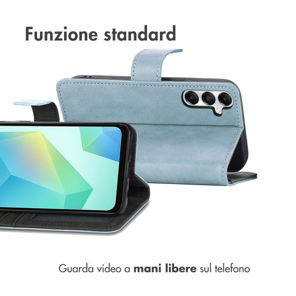 imoshion Cover a libro di Lusso Samsung Galaxy A17 (5G) / (4G) - Azzurro
