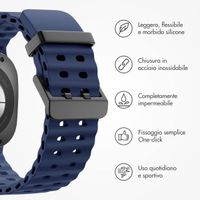 imoshion Cinturino Ocean in silicone Samsung Galaxy Watch Ultra (2024/2025) - Midnight Blue