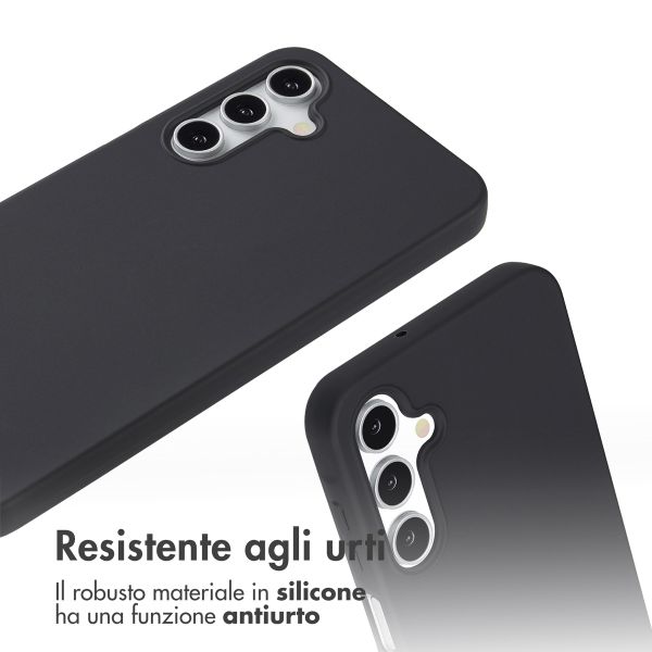 imoshion Cover in Silicone con Cordino Samsung Galaxy A16 - Nero