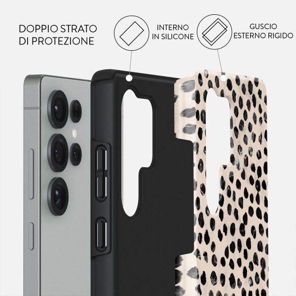 Burga Cover Posteriore Resistente Samsung Galaxy S25 Ultra - Almond Latte