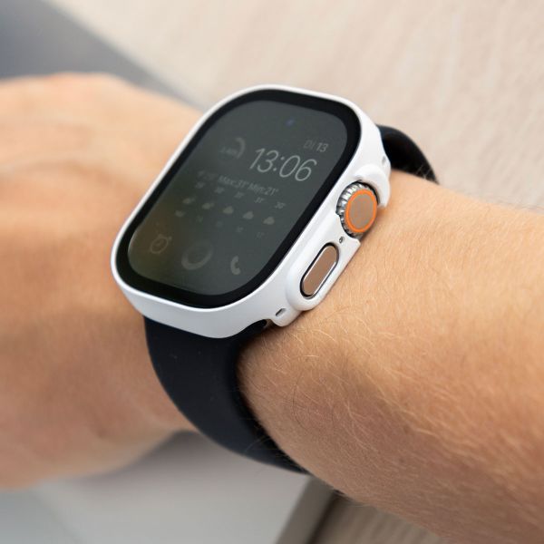 imoshion Cover rigida integrale Apple Watch Ultra / Ultra 2 / Ultra 3 - 49 mm - Bianco