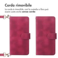 imoshion Cover a libro con Cordino Google Pixel 9A - Rosso