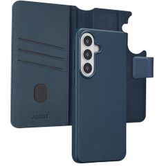 Accezz Cover in pelle 2 in 1 con MagSafe Samsung Galaxy S26 Plus - Nightfall Blue