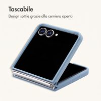 imoshion Cover posteriore Color Guard con MagSafe Samsung Galaxy Z Flip 8 - Azzurro