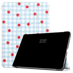 imoshion Cover Trifold Design Apple iPad Air 11 pollici (2026) M4 / (2025) M3 / (2024) M2 / Air 5 (2022) / Air 4 (2020) - Cherry Check