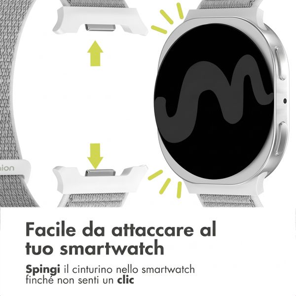 imoshion Cinturino in nylon Samsung Galaxy Watch 8 (40/44mm) / Classic (46mm) - Seashell