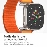 imoshion Cinturino in nylon Alpine Apple Watch | 44/45/46/49 mm - Arancio
