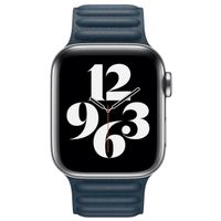 Apple Cinturino Leather Link Apple Watch | 38/40/41/42 mm - Taglia M/L - Baltic Blue