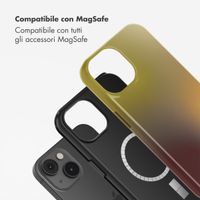 Selencia Cover posteriore Vivid con MagSafe Apple iPhone 14 - Gradient Olive Dust