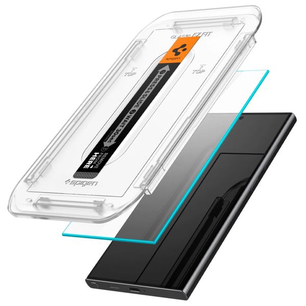 Spigen Vetro temperato GLAStR EZ Fit, confezione da 2 + Applicatore Samsung Galaxy S24 Ultra