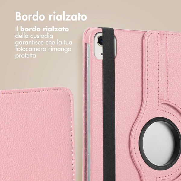 imoshion Cover Girevole a 360° Apple iPad Air 13 pollici (2026) M4 / (2025) M3 / (2024) M2 - Rosa