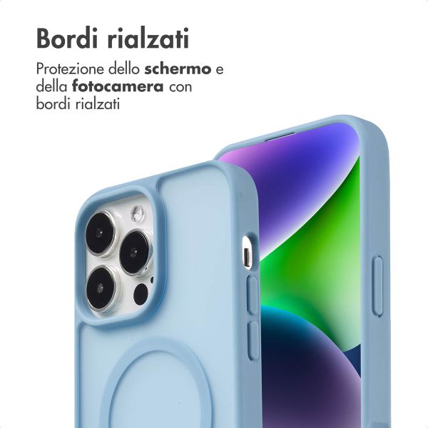 imoshion Cover posteriore Color Guard con MagSafe Apple iPhone 14 Pro Max - Azzurro