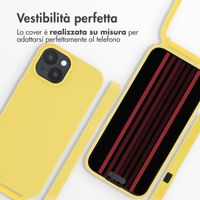 imoshion Cover in Silicone con Cordino Apple iPhone 15 - Giallo