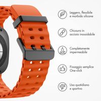 imoshion Cinturino Ocean in silicone Samsung Galaxy Watch Ultra 2 (2026) / Ultra (2024/2025) - Arancio
