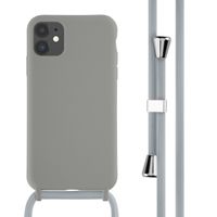 imoshion Cover in Silicone con Cordino Apple iPhone 11 - Grigio chiaro