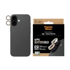 PanzerGlass Pellicoprotettiva fotocamera Hoops Optic Rings Apple iPhone 17 - Glitter Oro