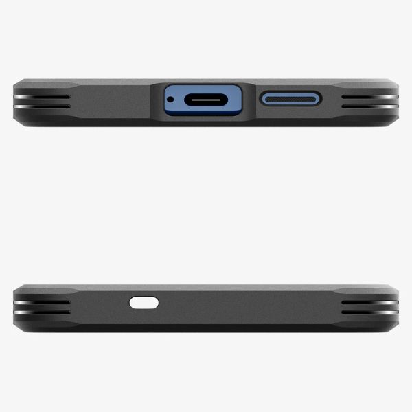 Spigen Cover Posteriore Corazzata Tough con MagSafe Samsung Galaxy S25 - Abyss Green