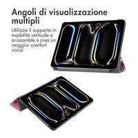 imoshion Cover Trifold Design Apple iPad Pro 13 (2025) M5 / (2024) M4 - Floral Water Color