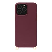 Selencia Cover posteriore Rivièra con MagSafe con ganci rimovibili Apple iPhone 14 Pro - Bold Burgundy