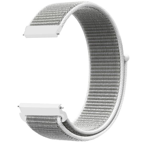 imoshion Cinturino in nylon Samsung Galaxy Watch 4 / 5 / 6 / 7 / FE (20 mm) - Bianco