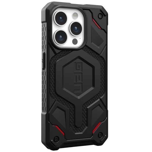 UAG Cover Posteriore Monarch Pro Apple iPhone 15 Pro - Kevlar Black