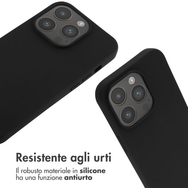 imoshion Cover in Silicone con Cordino Apple iPhone 14 Pro - Nero