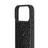 iDeal of Sweden Cover posteriore in pelle vegana MagSafe Apple iPhone 18 Pro / 17 Pro - Black Croco