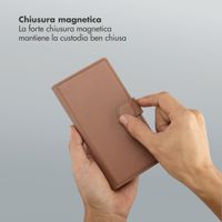 Selencia Libreria rimovibile Olyn con MagSafe Samsung Galaxy S25 Ultra - Marrone