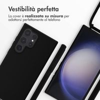 imoshion Cover in Silicone con Cordino Samsung Galaxy S24 Ultra - Nero