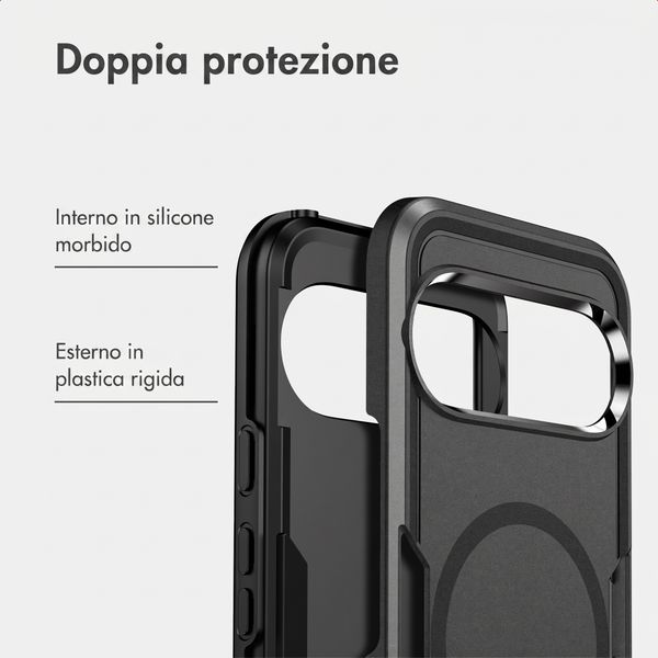 imoshion Cover posteriore con MagSafe Google Pixel 11 / 11 Pro / 10 / 10 Pro - Nero