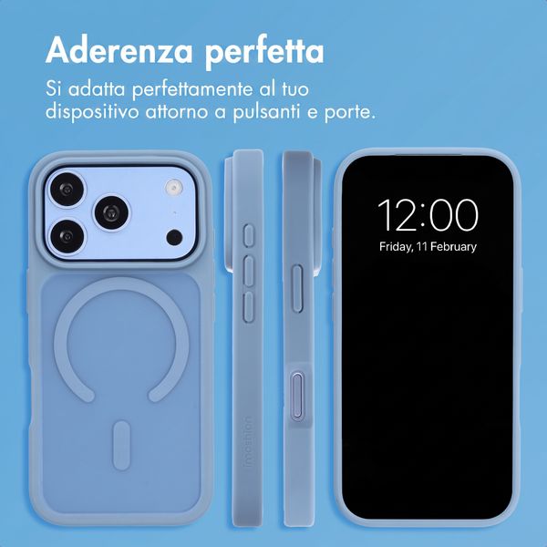 imoshion Cover posteriore Color Guard con MagSafe Apple iPhone 18 Pro Max / 17 Pro Max - Azzurro