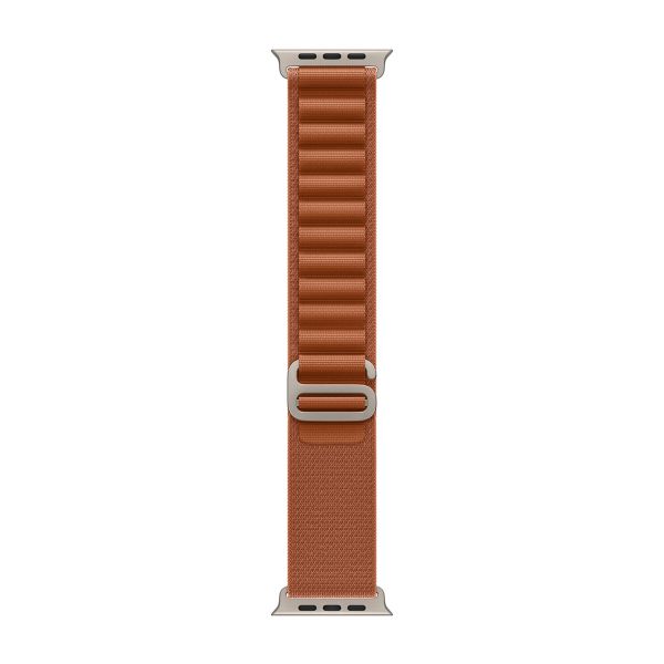 Apple Cinturino Alpine Loop Apple Watch | 44/45/46/49 mm - Taglia L - Terracotta / Natural Titanium