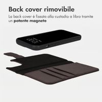 imoshion Cover a libro di lusso 2-in-1 rimovibile Apple iPhone 13 Pro - Marrone