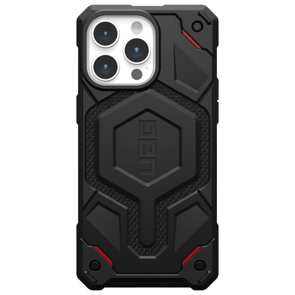 UAG Cover Posteriore Monarch Pro Apple iPhone 15 Pro Max - Kevlar Black