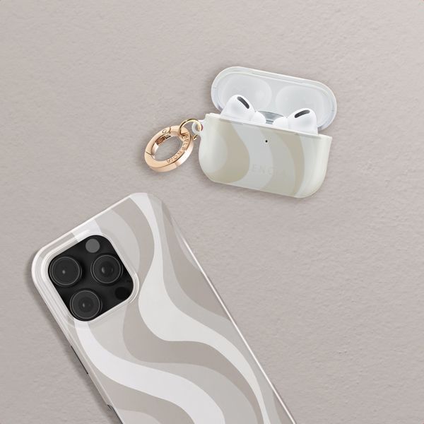 Selencia Cover Vivid  Apple AirPods Pro 2 - Desert Waves Beige