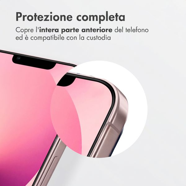 Accezz Protezione schermo in vetro temperato con applicatore - 2-pack Apple iPhone 17e / 16e / 15 / 14 / 13 / 13 Pro