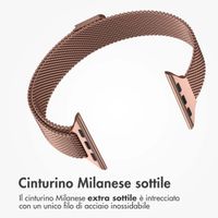 imoshion Cinturino sottile Milanese Apple Watch | 38/40/41/42 mm - Vintage Gold