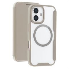 imoshion Bookcase trasparente con MagSafe Apple iPhone 16 - Beige