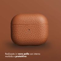 Accezz Cover in vera pelle  Apple Airpods 3 - Cognac