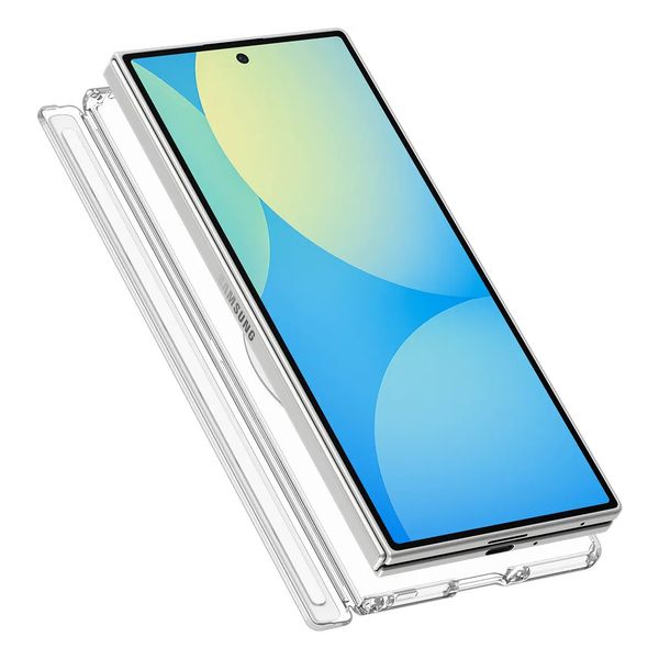 Spigen Cover posteriore Ultra Hybrid Pro MagFit Samsung Galaxy Z Fold 8 Ultra - Clear / White