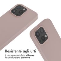 imoshion Cover in Silicone con Cordino Apple iPhone 16 Pro Max - Sand Pink