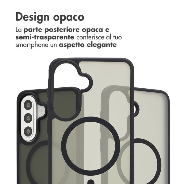 imoshion Cover posteriore Color Guard con MagSafe Samsung Galaxy A57 (5G) - Nero