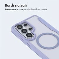 imoshion Bookcase trasparente con MagSafe Samsung Galaxy S26 Ultra - Lilla