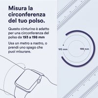 Apple Cinturino Solo intrecciato Apple Watch | 44/45/46/49 mm - Taglia 11 - Rainforest